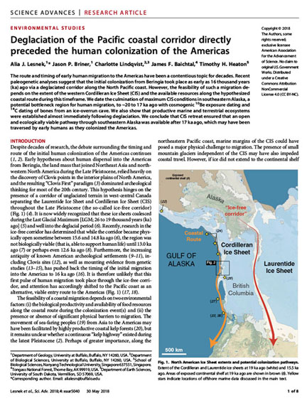 Science Advances cover page